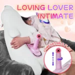Polar Bear Automatic Thrusting Vibrating Sex Machine Female Masturbation Dildo