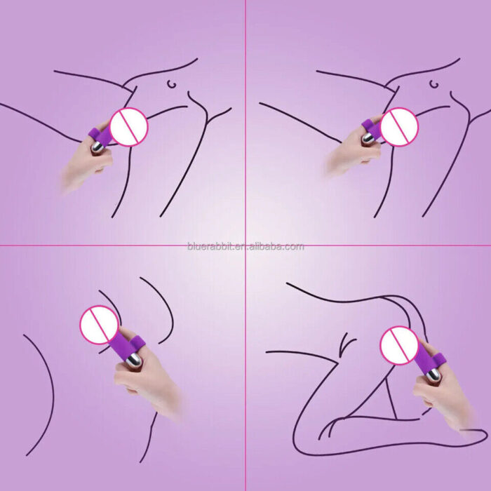 Finger Vibrator G-spot Clit Massager Stimulator Sex Toys