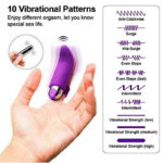 Finger Vibrator G-spot Clit Massager Stimulator Sex Toys