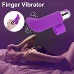 Finger Vibrator G-spot Clit Massager Stimulator Sex Toys