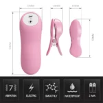 Electric Nipple Clamps Shock Stimulation Nipple Clips