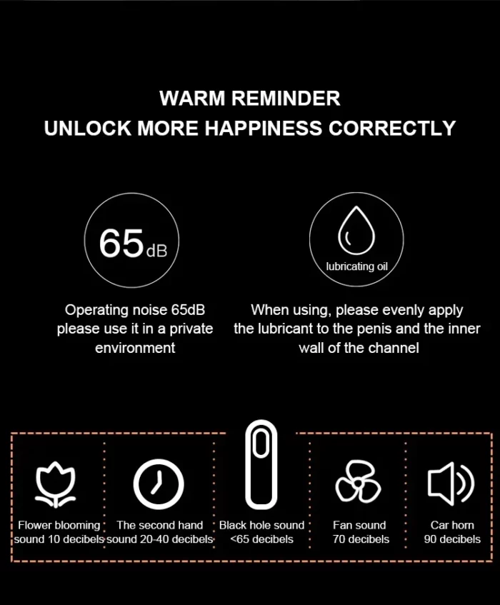 Tryfun Black Hole Pro Fully Automatic Male Masturbator APP