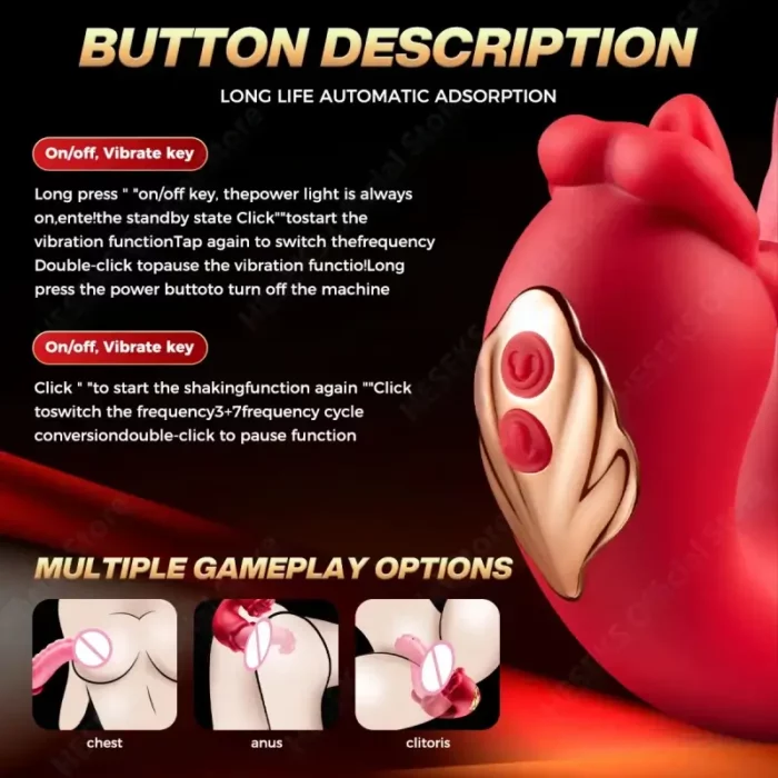 Medusa’s Kiss Dual-tongue Vibrator